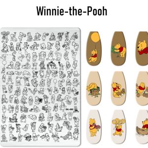 Winnie-the-Pooh nail stamping plate