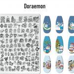 Doraemon nail stamping plate