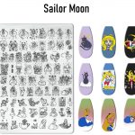 Sailor Moon nail stamping plate