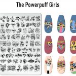 The Powerpuff Girls nail stamping plate The Powerpuff Girls nail stamping plate