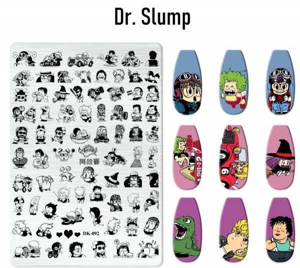 Dr. Slump nail stamping plate Dr. Slump nail stamping plate
