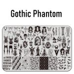 Gothic Phantom nail stamping plate Gothic Phantom nail stamping plate