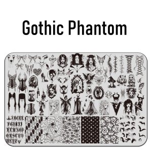Gothic Phantom nail stamping plate