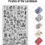 Pirates of the Caribbean nail stamping plate