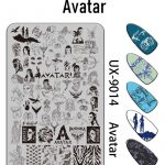 Avatar nail stamping plate