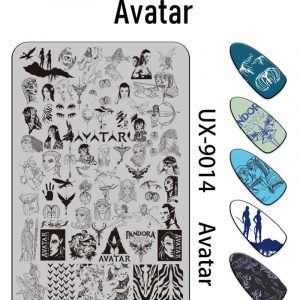 Avatar nail stamping plate