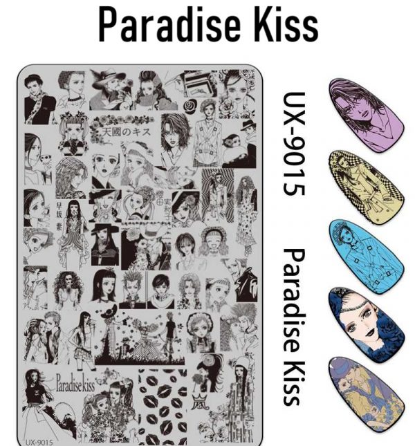 Paradise Kiss nail stamping plate