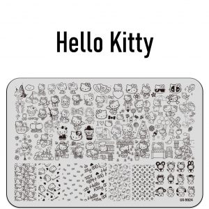 Hellokitty nail stamping plate