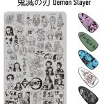 鬼滅の刃 Demon Slayer nail stamping plate 鬼滅の刃 Demon Slayer nail stamping plate