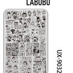 LABUBU nail stamping plate LABUBU nail stamping plate