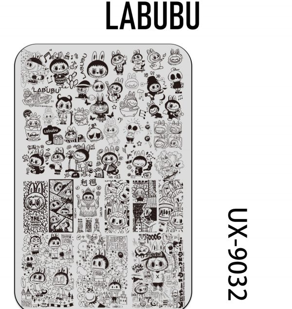 LABUBU nail stamping plate LABUBU nail stamping plate