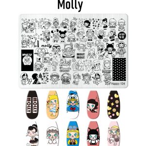 Molly nail stamping plate