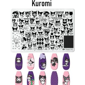 Kuromi nail stcmping plate