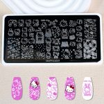 hello kitty nail plate