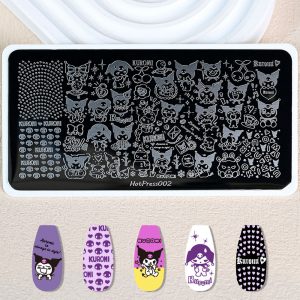 Kuromi nail plate