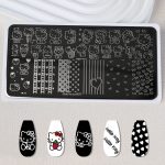 Hellokitty nail stamping plate