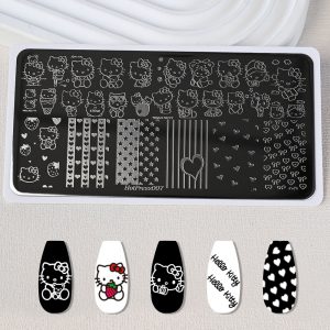 Hellokitty nail stamping plate