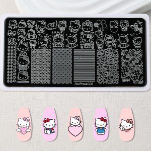 hellokitty nail plate