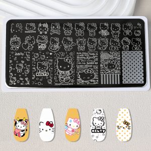 hellokitty nail plate