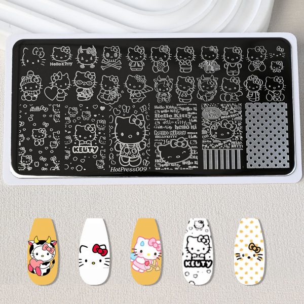hellokitty nail plate hellokitty nail plate