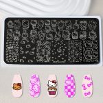 hellokitty nail stamping plate