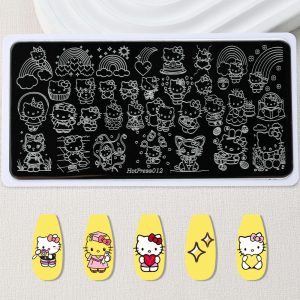 hellokitty nail plate