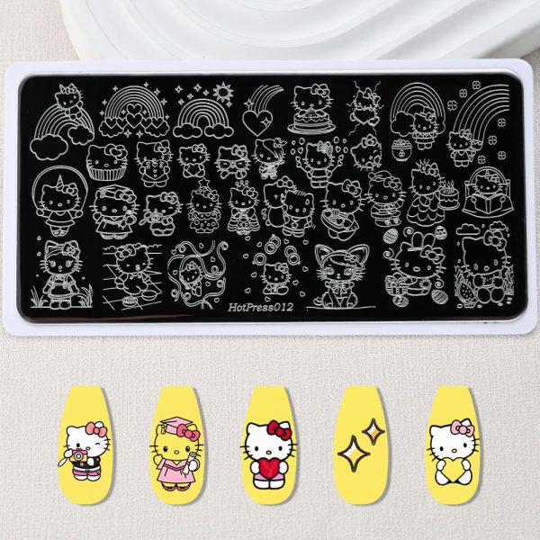 hellokitty nail plate hellokitty nail plate