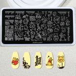 Winnie the Pooh nail stamping plate