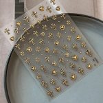 chrome heart nail sticker chrome heart nail sticker