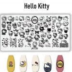 HelloKitty nail stamping plate