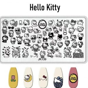 HelloKitty nail stamping plate