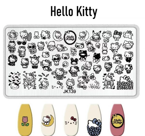 HelloKitty nail stamping plate