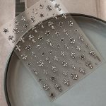 chrome heart nail sticker