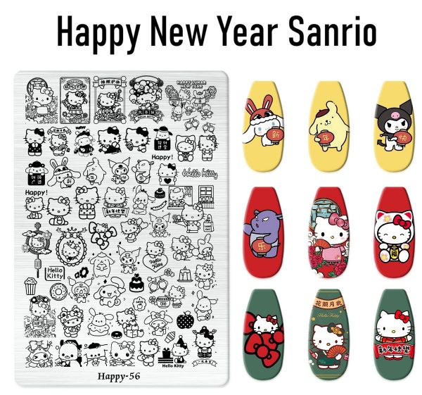 sanrio nail stamping plate
