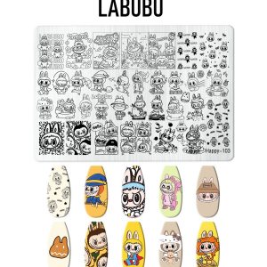 LABUBU nail stamping plate