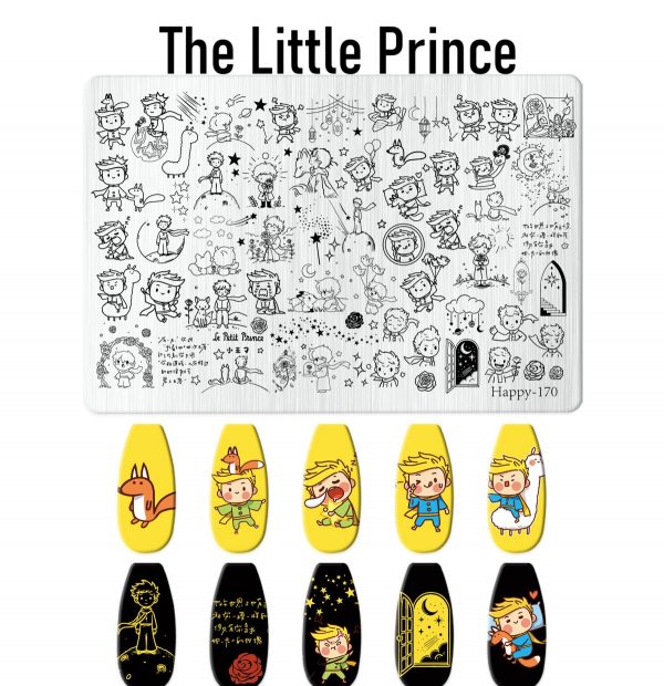 The Little Prince nail stamping plate