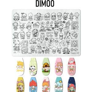 POP MART DIMOO nail stamping plate