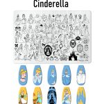 Cinderella nail stamping plate