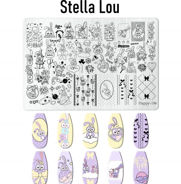 Stella Lou nail stamping plate