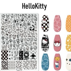 Hellokitty nail stamping plate
