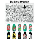 The Little Mermaid nail stamping plate