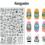 Hangyodon nail stamping plate