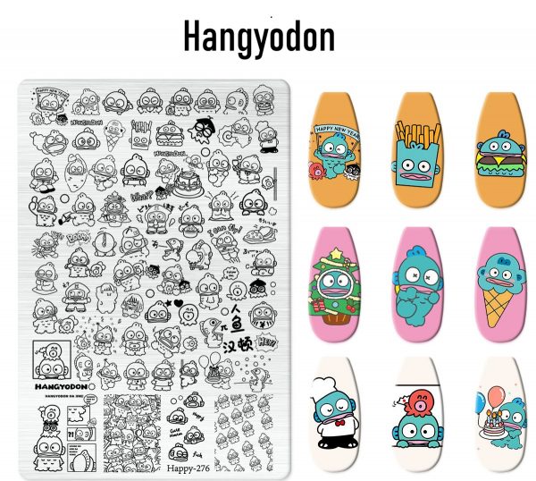 Hangyodon nail stamping plate