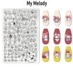My Melody nail stamping plate