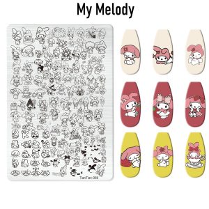 My Melody nail stamping plate