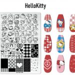 HelloKitty nail stamping plate