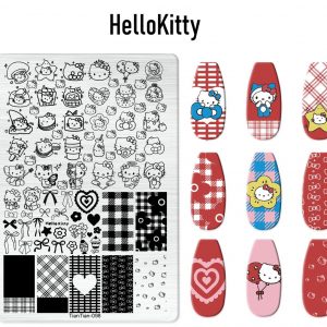 HelloKitty nail stamping plate