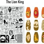 The Lion King nail stamping plate