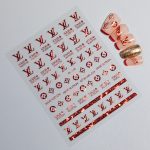 Louis Vuitton nail sticker