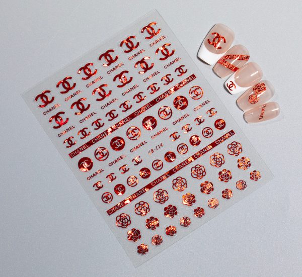 Chanel nail sticker Chanel nail sticker